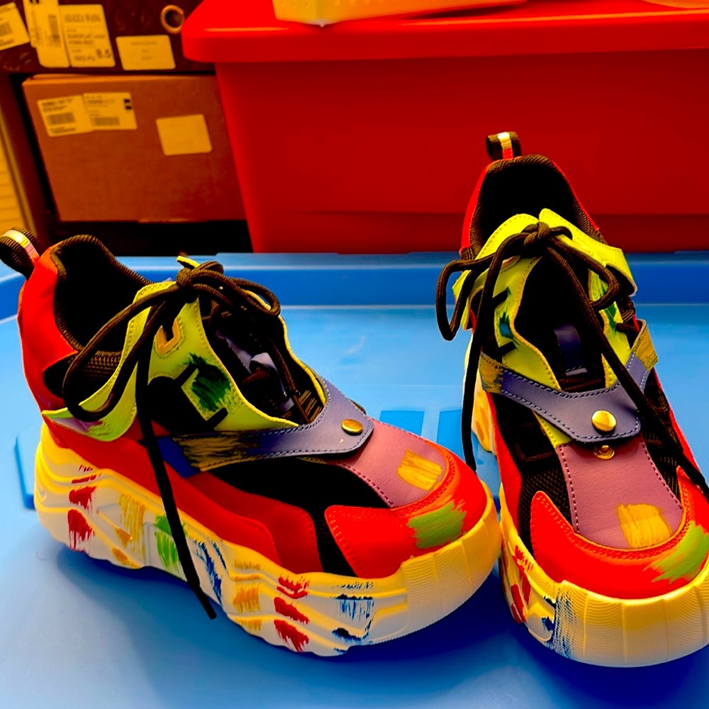 Brand new Anthony wang platform sneaker